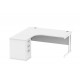 Core Corner Desk With Desk High Pedestal